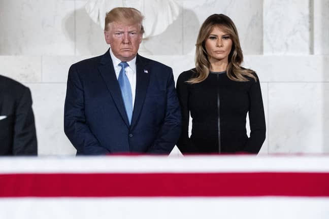 Melania and Trump have tested positive (Credit: PA)