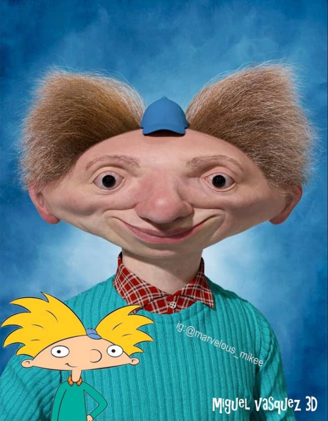 These 'Hey Arnold' Characters Have Been Morphed Into Real-Life Humans - And  It'll Give You Nightmares - Tyla