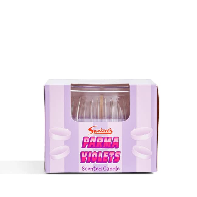 It's National Parma Violets Day next month and you can light one of these to celebrate (Credit: The Food Warehouse)
