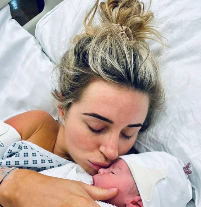 Dani has recently opened up about having a C-section (Credit: Dani Dyer/Instagram)