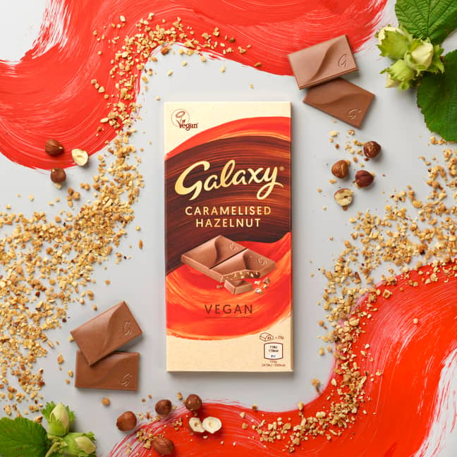 Galaxy are launching their first vegan chocolate bar. (Credit: Mars)
