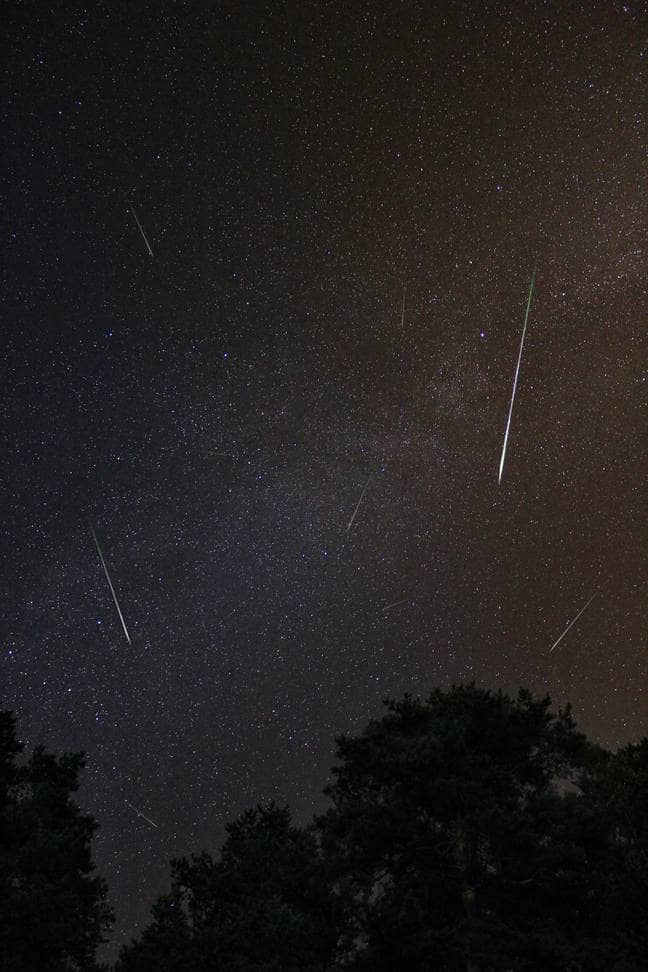 Over 100 shooting stars will streak across the sky this weekend (Credit: Unsplash)