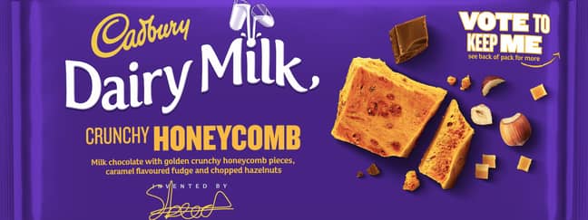 Honeycomb flavour is for those with an extra sweet tooth (Credit: Cadbury) 