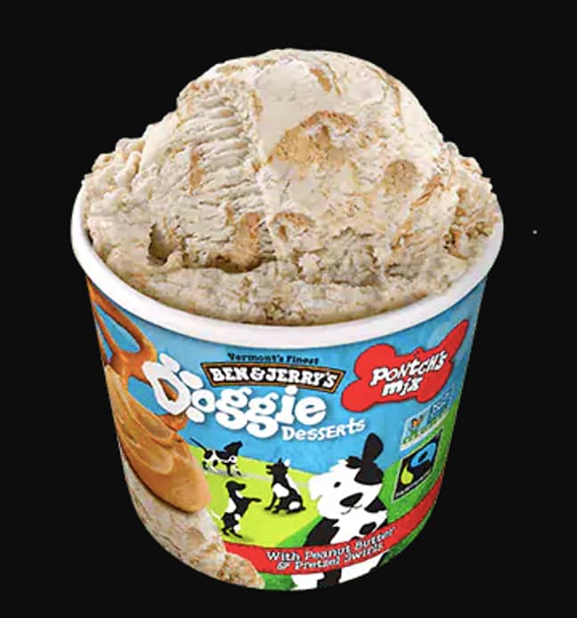 There are two flavours to choose from, filled with your pup's fave treats (Credit: Ben &amp; Jerry's)