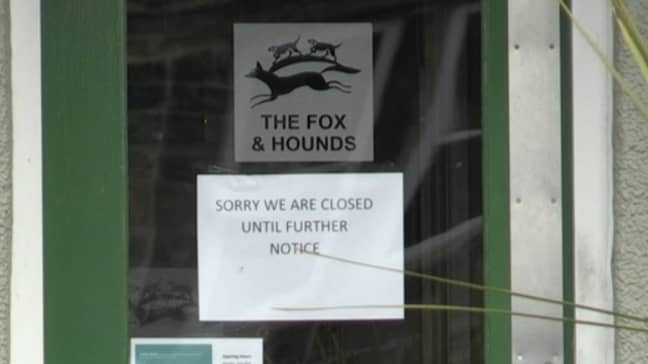 The Fox And Hounds in Yorkshire is one premises now closed (Credit: PA) 