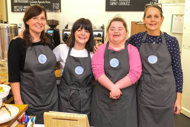 The cafe is hoping to provide people with Down Syndrome with work experience. (Credit: SWNS)