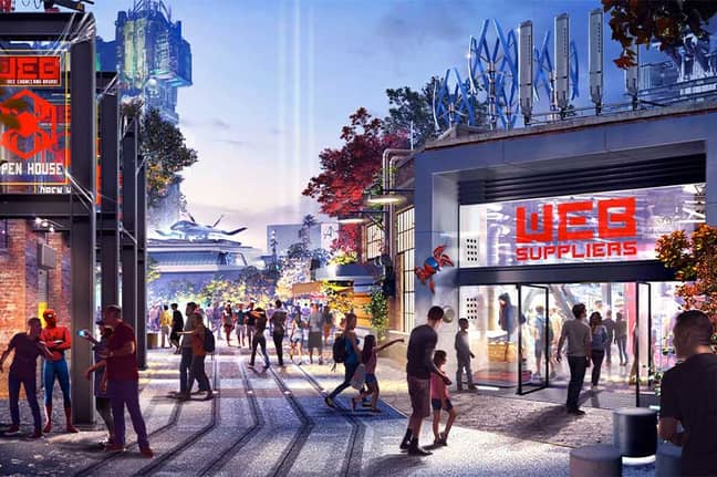 Specific details about what visitors may see at the Avengers Campus are being kept under wraps  (Credit: Disney/Marvel)