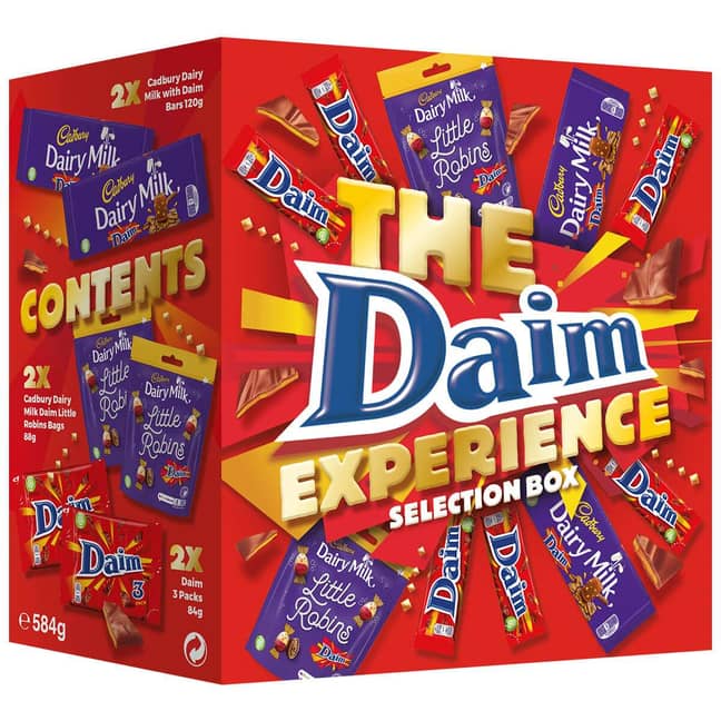 The Daim box is a Christmas treat (Credit: Cadbury)