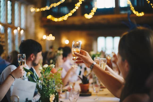 Boris Johnson has announced that restrictions on weddings will be lifted from 21st June (Credit: Unsplash)