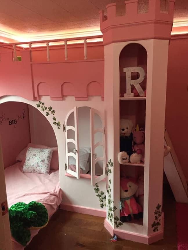 The princess bed is a sight to behold (Credit: Latestdeals.co.uk)