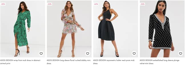 It's currently being trialled on 800 different dresses (Credit: ASOS)