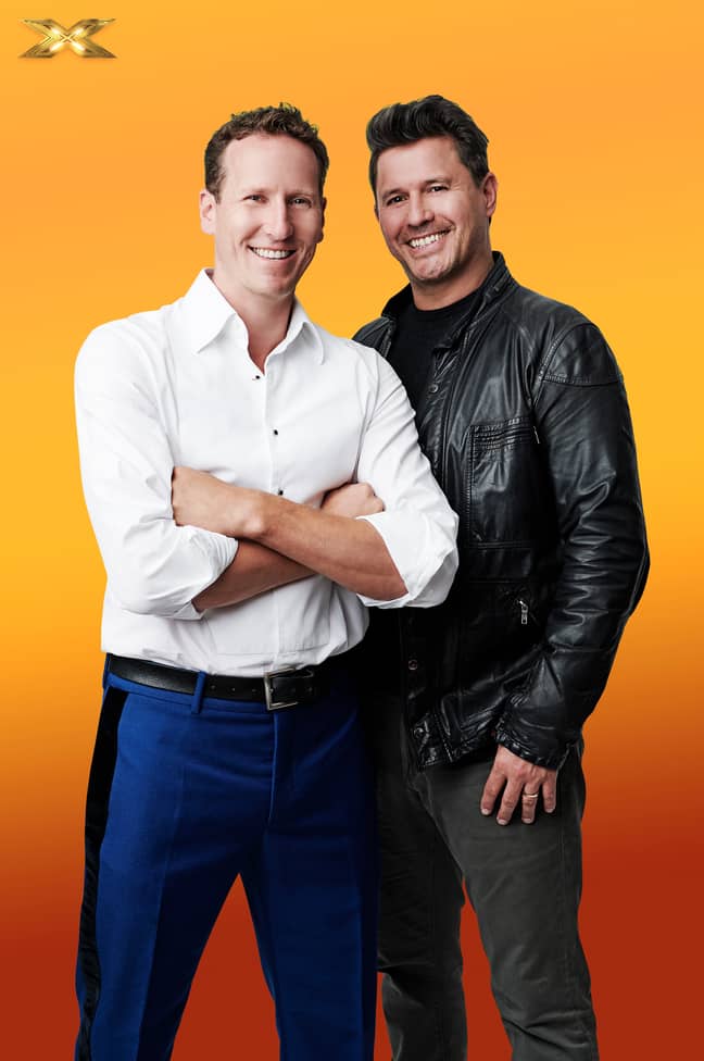 Brendan Cole and actor Jeremy Edwards. Credit: ITV