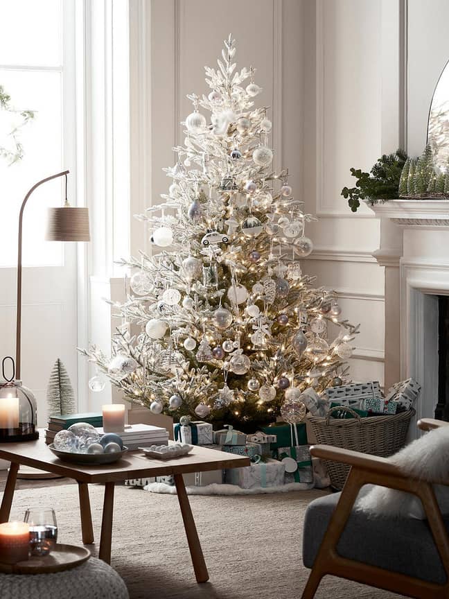 Frosted Festive Fir Unlit Christmas Tree, £79.99 (Credit: John Lewis)