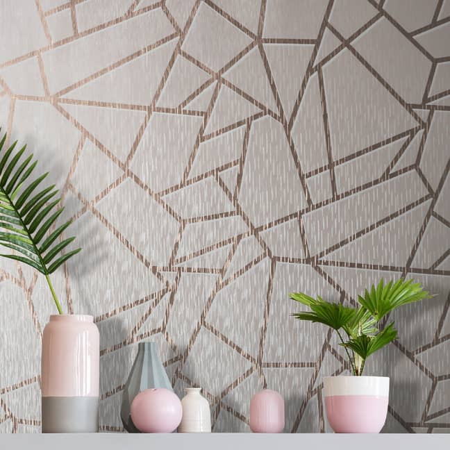 Wayfair have seen a 65% increase in searches for 3D wallpapers in the past month (Credit: Wayfair)