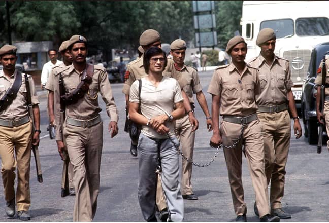 Real image of Sobhraj being led to jail (Credit: Shutterstock)