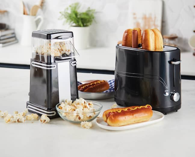 Also get your hands on a popcorn maker and hot dog toaster in Aldi (Credit: Aldi)