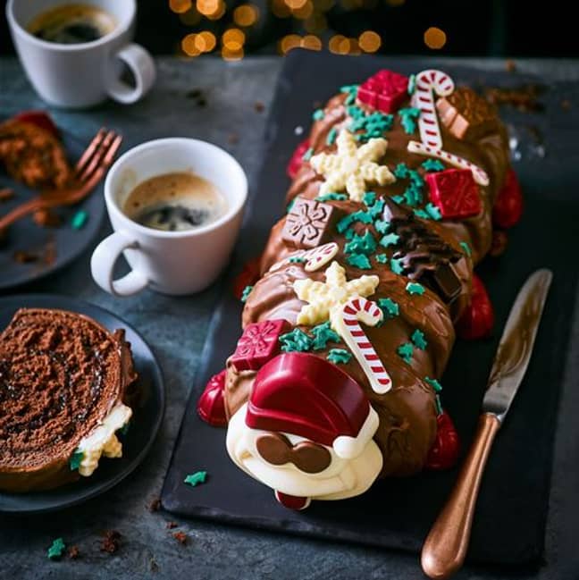 Colin The Caterpillar underwent a festive makeover this Christmas (Credit: M&amp;S)