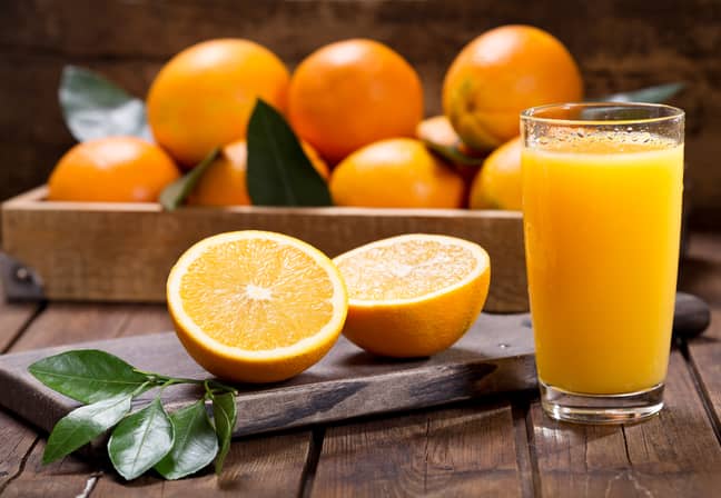 Orange juice could also be a solution (Credit: Shutterstock)