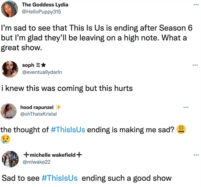 Fans are already devastated about the show coming to an end next year (Credit: NBC)