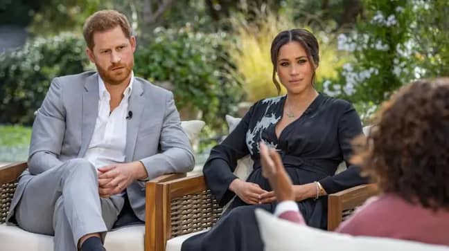 Harry and Meghan spoke their truth to Oprah (Credit: CBS)