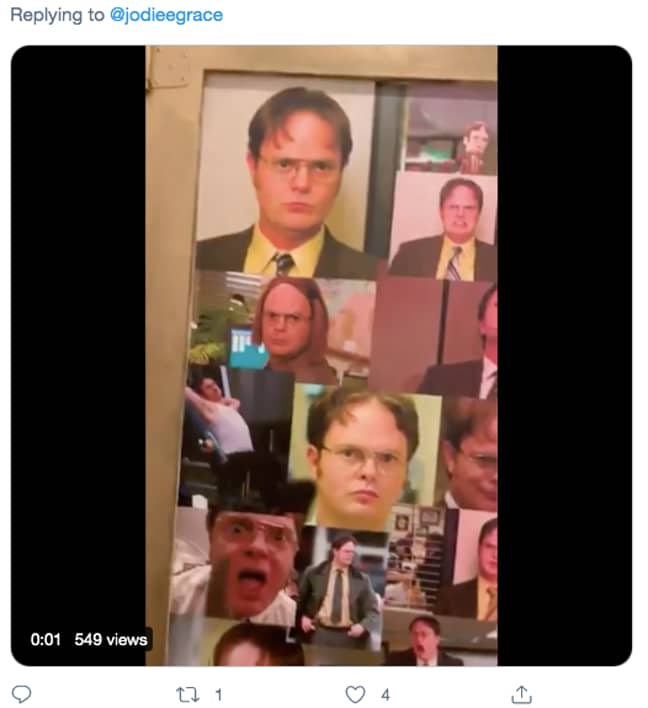 This The Office Dwight mural is really something (Credit: Twitter)
