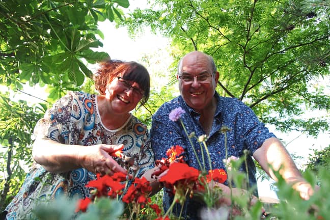  Annmarie and Andrew Swift own the garden of dreams (Credit: Caters)