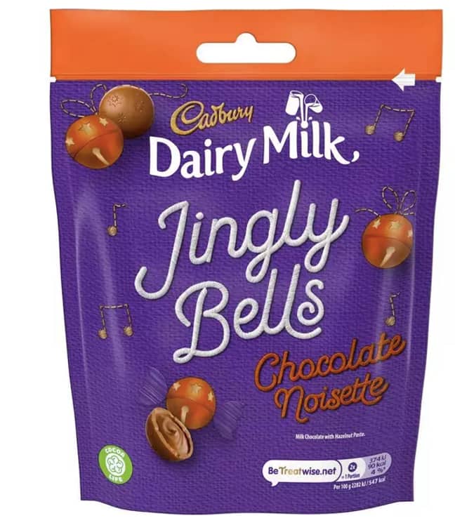 The Jingly Bells are retailing for £1.49 (Credit: Cadbury)
