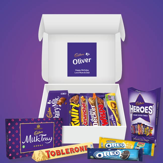 Or maybe a hamper of chocolate is more to your liking? (Credit: Cadbury)