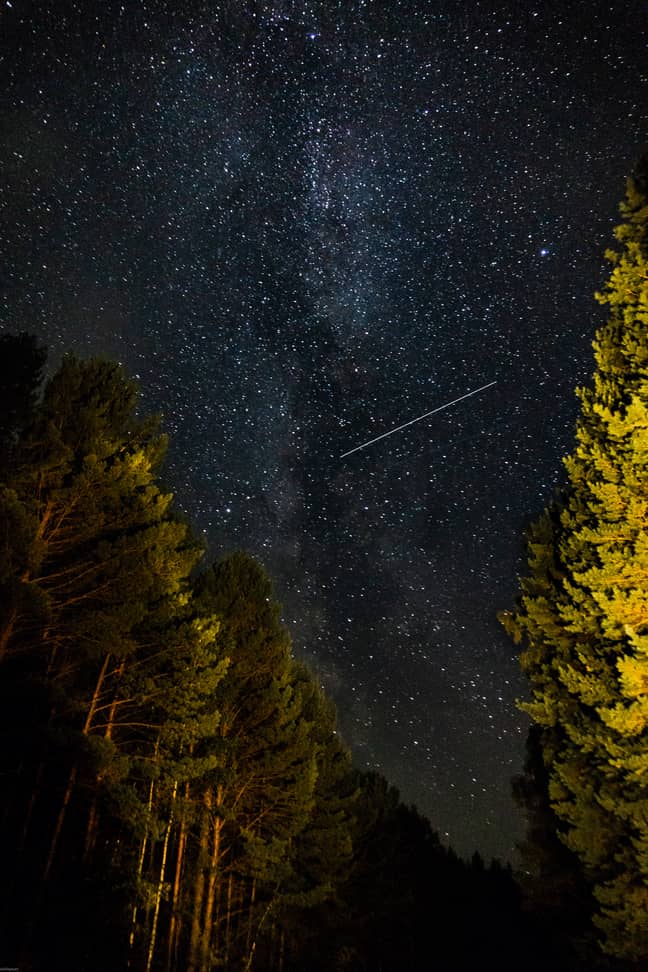 A meteor shower occurs when the Earth passes through the trail of debris left by a comet or asteroid (Credit: Unsplash)