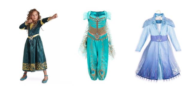 How about dressing up as Merida or Princess Jasmine for the Halloween party? (Credit: Disney)