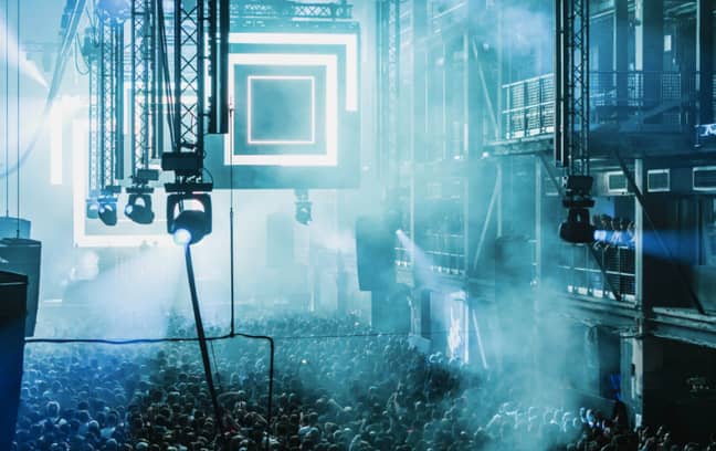 Venues like Printworks, London, used to hold as many as 4000 people (Credit: Printworks London)