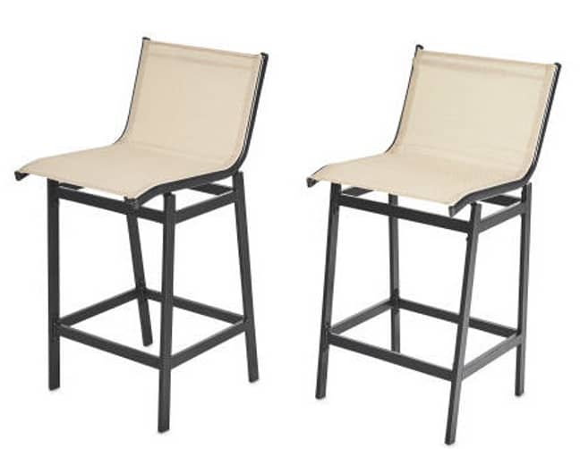 It comes with two bar chairs (Credit: Aldi)