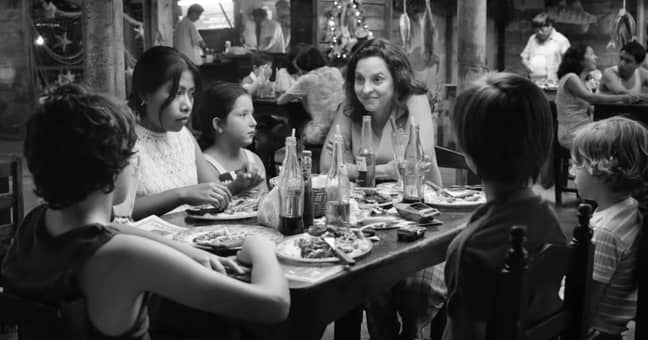 Roma is a foreign-language film. Credit: Netflix