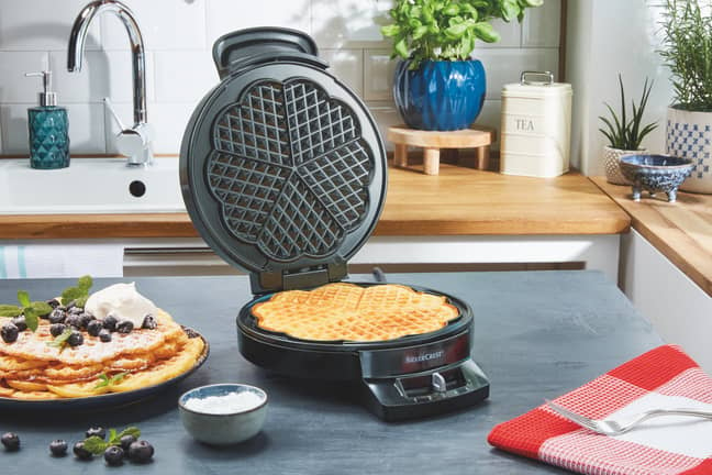 The waffle maker is £11.99 and available in store at Lidl (Credit: Lidl)