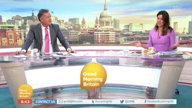 Piers looked a little orange today (Credit: ITV)