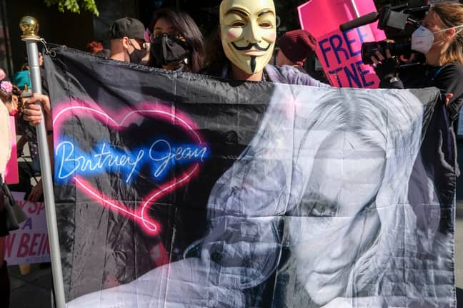 Britney's fans started the #FreeBritney movement due to the conservatorship (Credit: PA)