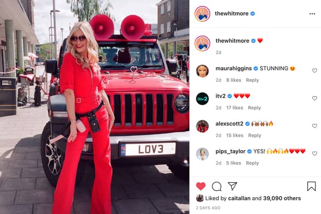 Laura Whitmore teases Love Island trailers (Credit: Instagram/thewhitmore)