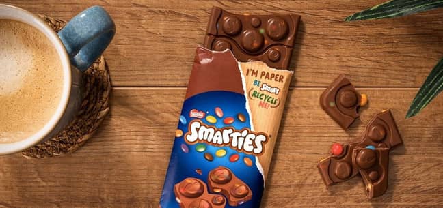 The chocolate bars are being launched with paper packaging (Credit: Nestle)