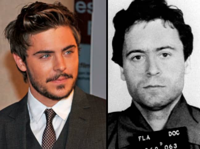 Zac Efron and Ted Bundy. See the resemblance? (Credit: PA)