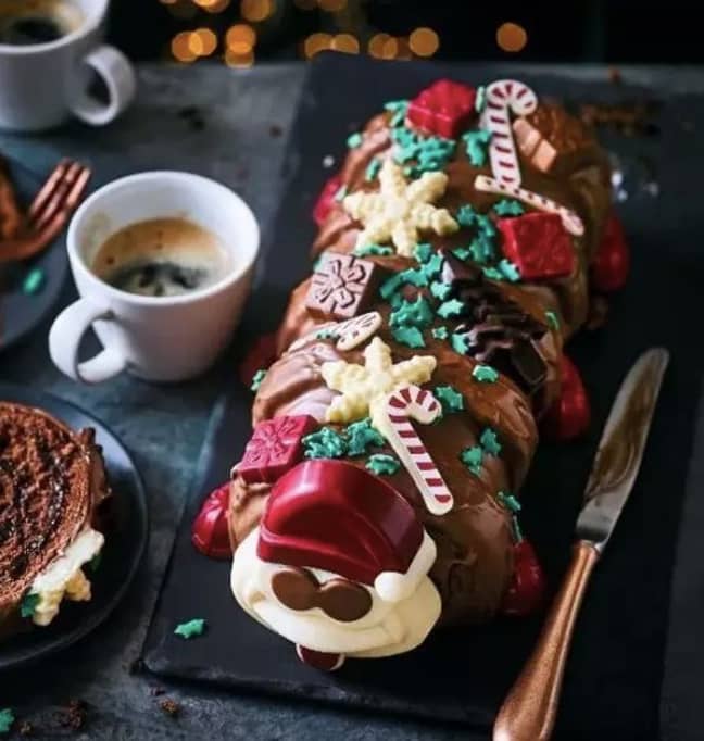 Colin the Caterpillar has a festive makeover for Christmas (Credit: M&amp;S)