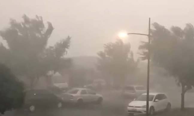 Storms are now hitting Australia (Credit: Nine Network) 