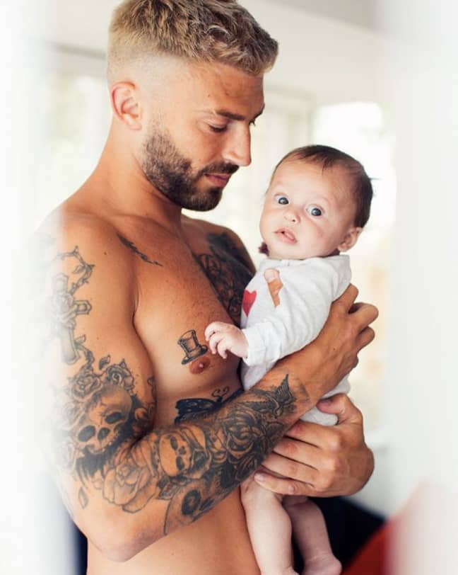 Jake shared Leo was suffering from a hernia (Credit: Instagram - jakequickenden)