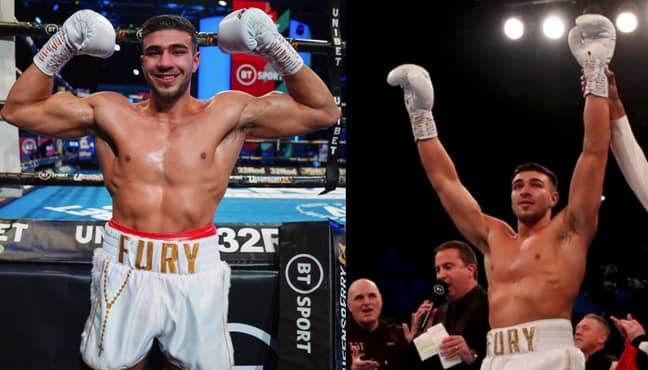 Tommy Fury is a light heavyweight champion (Credit: Twitter/tommytntfury)