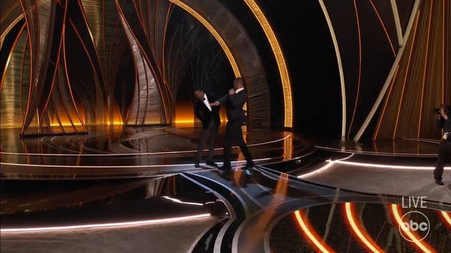 Will hit Chris during last night's Oscars. Credit: ABC