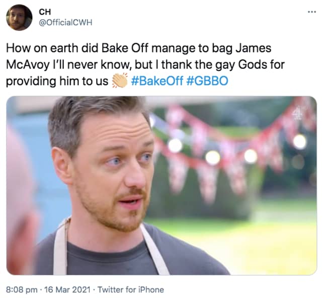 McAvoy was a Star Baker in every sense (Credit: Twitter)