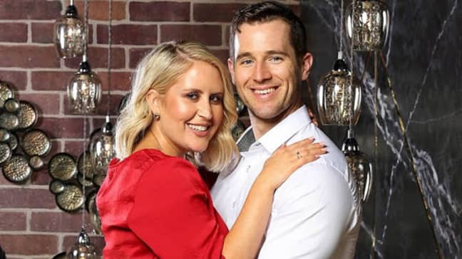 Lauren Huntriss was paired with 29-year-old Matt on the show (Credit: Channel Nine)