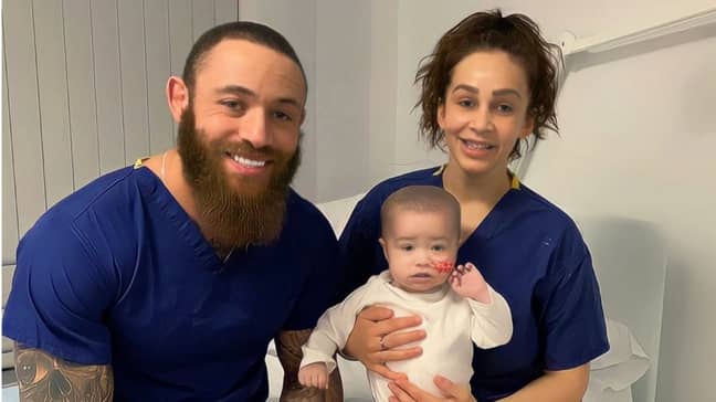 Azaylia battled a rare blood cancer before her tragic death at eight months' old (Credit: Instagram)