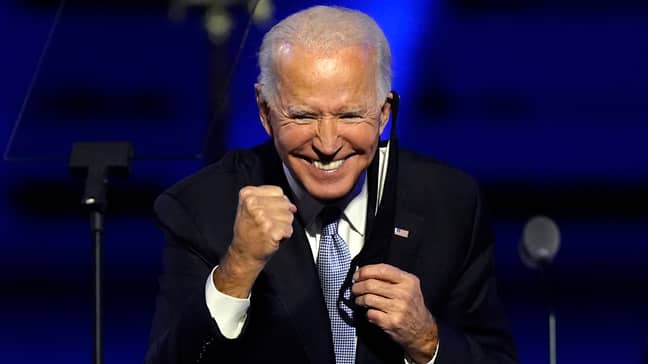 Joe Biden wins the US election (Credit: PA Images)