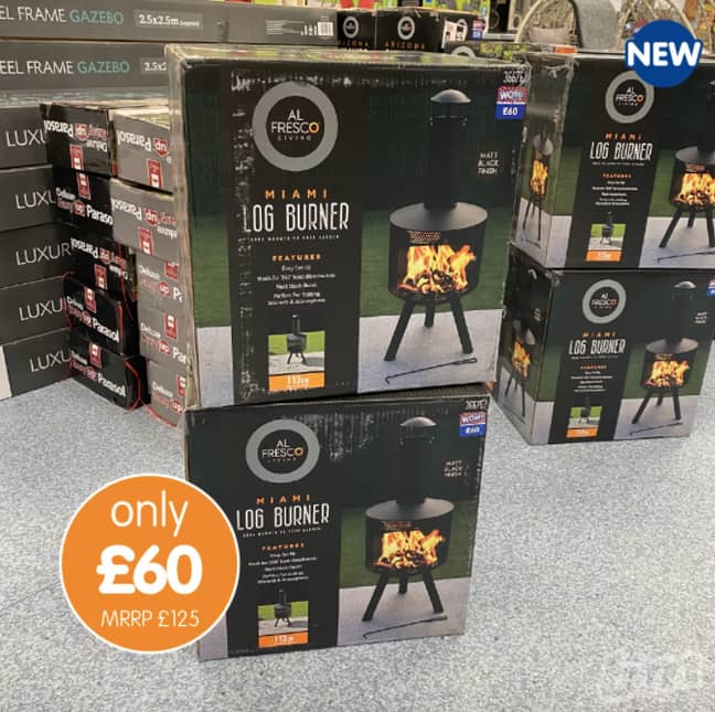 Fans went wild when B&amp;M posted a photo of its £60 fire pit on Facebook (Credit: Facebook/B&amp;M)