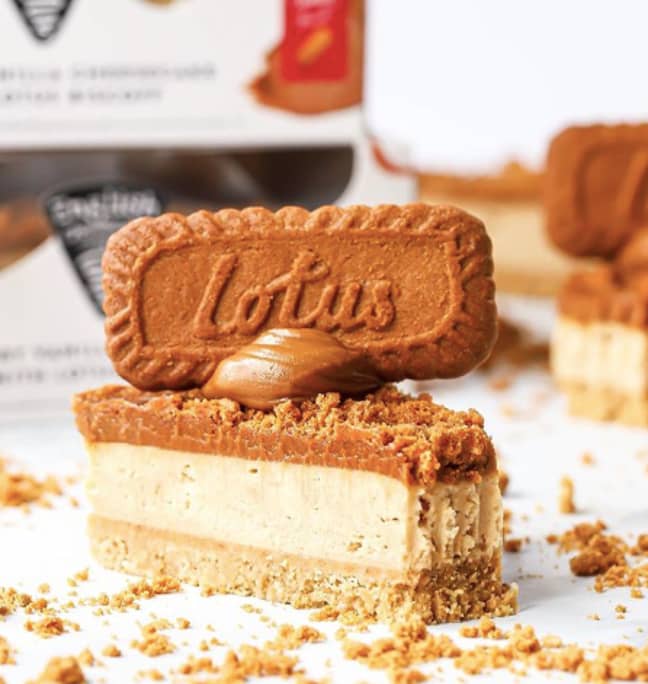 This is what Biscoff dreams are made of (Credit: Instagram/English Cheesecake Company)